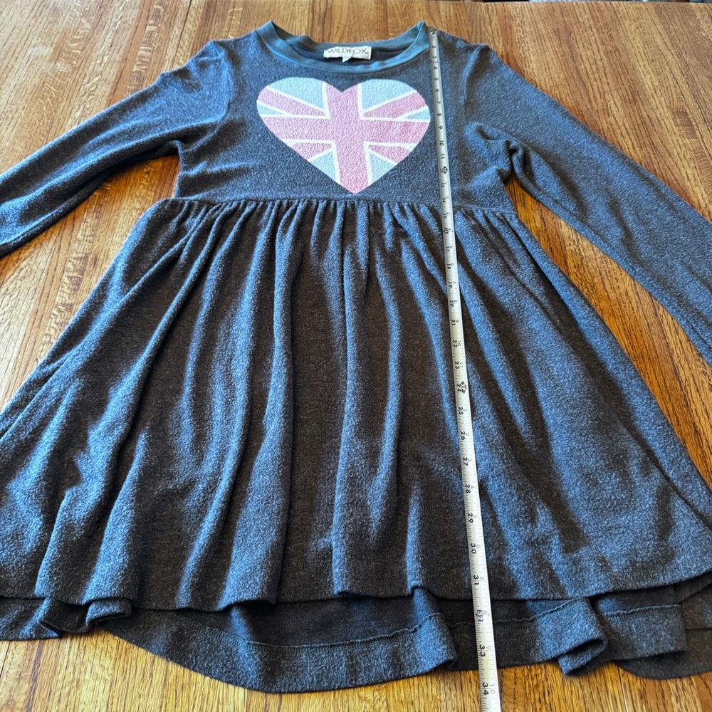 WILDFOX HEART PRINTED MINI DRESS Sz Large - Picture 11 of 14